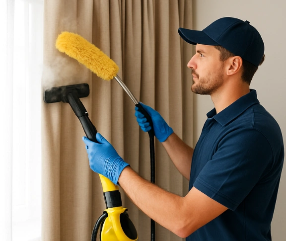 Trusted blind cleaning technician Matty Curtain Cleaning greenvale-vic QLD