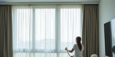 Delicate sheer drape cleaning greenvale-vic Matty Curtain Cleaning