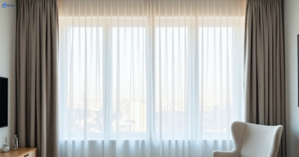 Restored vibrant drapes in greenvale-vic QLD after Matty Curtain Cleaning
